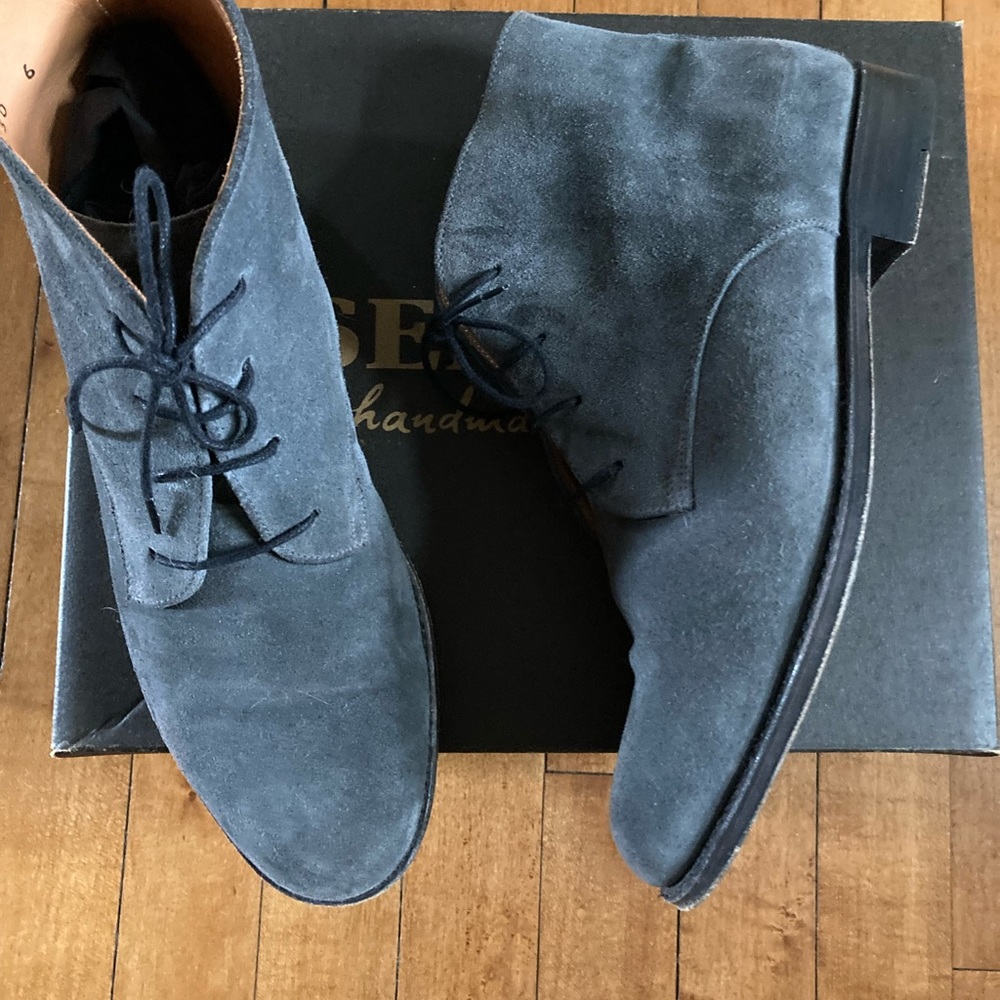 Sendra + Poetry suede ankle boots.